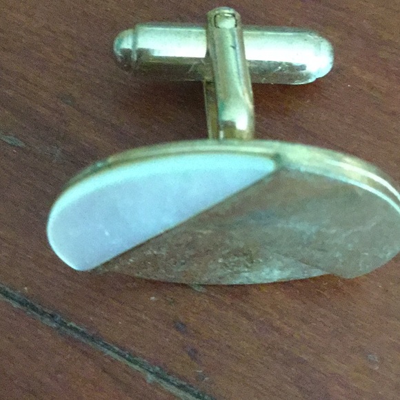 โ๏ธ 12K GOLD FILLED Red STONE GOLD CUFFLINKS EVC - Picture 5 of 16